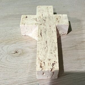 Vintage Limestone Cross